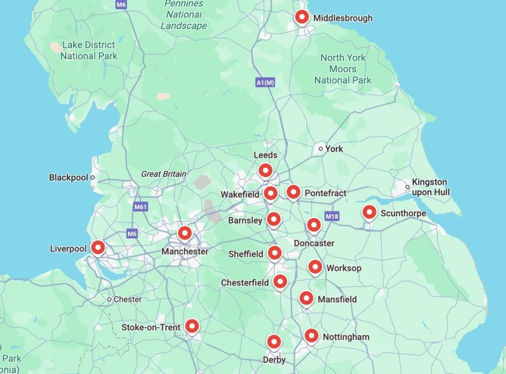 Housell map